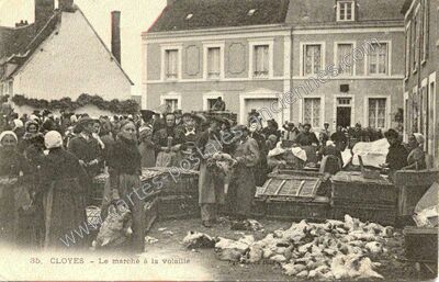 Carte postale ancienne Cloyes — Cloyes sur le Loir (Eure-et-Loir)