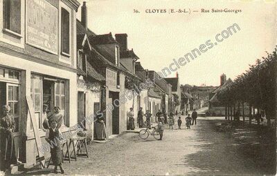 Carte postale ancienne Cloyes — Cloyes sur le Loir (Eure-et-Loir)