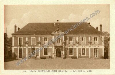 Carte postale ancienne Cloyes — Cloyes sur le Loir (Eure-et-Loir)