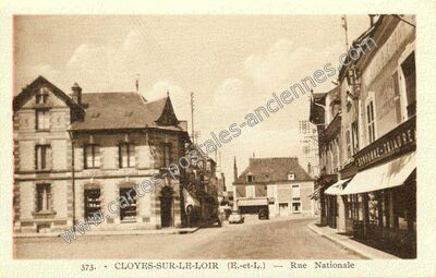 Carte postale ancienne Cloyes — Cloyes sur le Loir (Eure-et-Loir)