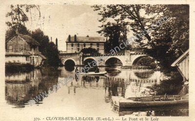 Carte postale ancienne Cloyes — Cloyes sur le Loir (Eure-et-Loir)