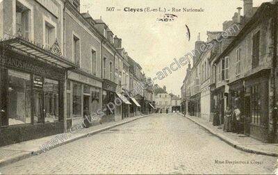 Carte postale ancienne Cloyes — Cloyes sur le Loir (Eure-et-Loir)