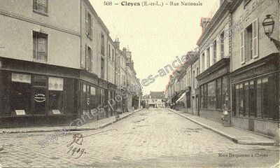Carte postale ancienne Cloyes — Cloyes sur le Loir (Eure-et-Loir)