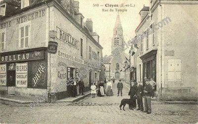 Carte postale ancienne Cloyes — Cloyes sur le Loir (Eure-et-Loir)