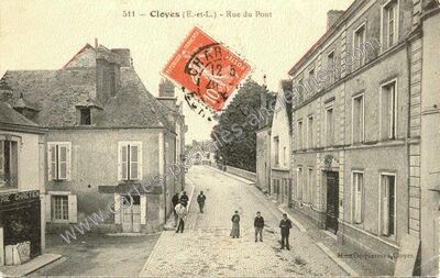 Carte postale ancienne Cloyes — Cloyes sur le Loir (Eure-et-Loir)