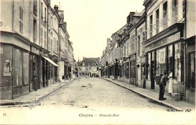 Carte postale ancienne Cloyes — Cloyes sur le Loir (Eure-et-Loir)