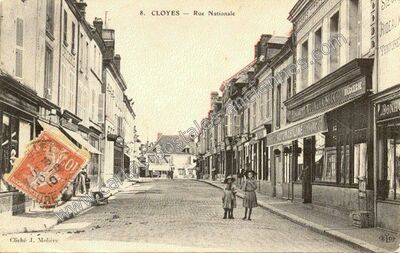 Carte postale ancienne Cloyes — Cloyes sur le Loir (Eure-et-Loir)