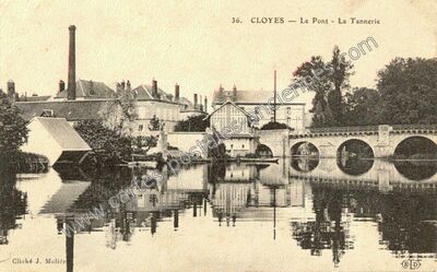 Carte postale ancienne Cloyes — Cloyes sur le Loir (Eure-et-Loir)