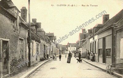 Carte postale ancienne Cloyes — Cloyes sur le Loir (Eure-et-Loir)