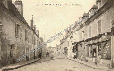 Carte postale ancienne Cloyes — Cloyes sur le Loir (Eure-et-Loir)
