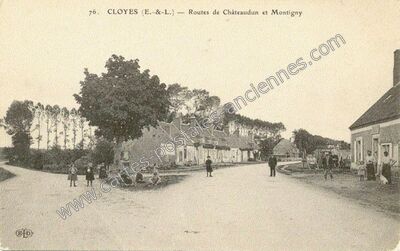 Carte postale ancienne Cloyes — Cloyes sur le Loir (Eure-et-Loir)