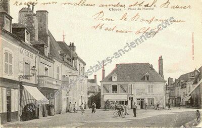 Carte postale ancienne Cloyes — Cloyes sur le Loir (Eure-et-Loir)