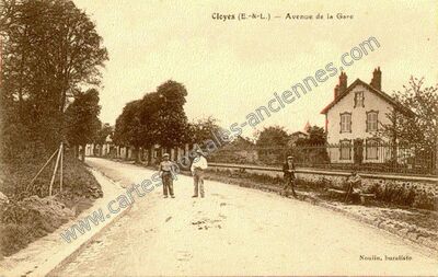 Carte postale ancienne Cloyes — Cloyes sur le Loir (Eure-et-Loir)