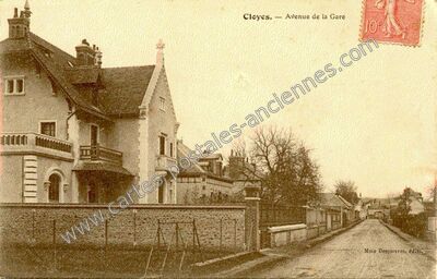 Carte postale ancienne Cloyes — Cloyes sur le Loir (Eure-et-Loir)