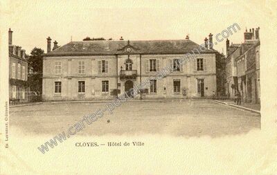 Carte postale ancienne Cloyes — Cloyes sur le Loir (Eure-et-Loir)