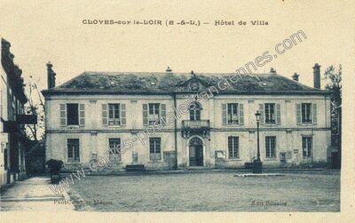 Carte postale ancienne Cloyes — Cloyes sur le Loir (Eure-et-Loir)