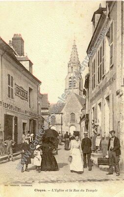 Carte postale ancienne Cloyes — Cloyes sur le Loir (Eure-et-Loir)