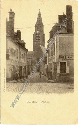 Carte postale ancienne Cloyes — Cloyes sur le Loir (Eure-et-Loir)