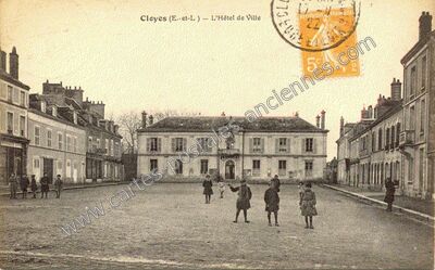 Carte postale ancienne Cloyes — Cloyes sur le Loir (Eure-et-Loir)