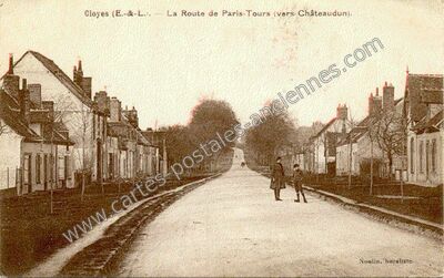 Carte postale ancienne Cloyes — Cloyes sur le Loir (Eure-et-Loir)