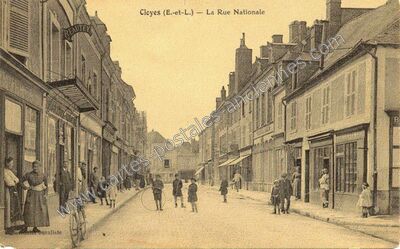 Carte postale ancienne Cloyes — Cloyes sur le Loir (Eure-et-Loir)