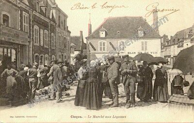 Carte postale ancienne Cloyes — Cloyes sur le Loir (Eure-et-Loir)