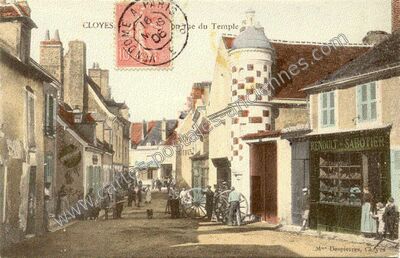 Carte postale ancienne Cloyes — Cloyes sur le Loir (Eure-et-Loir)