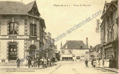 Carte postale ancienne Cloyes — Cloyes sur le Loir (Eure-et-Loir)