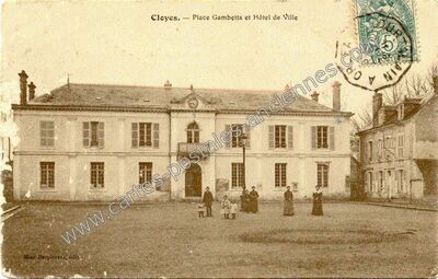 Carte postale ancienne Cloyes — Cloyes sur le Loir (Eure-et-Loir)