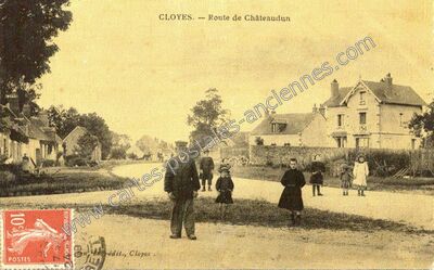 Carte postale ancienne Cloyes — Cloyes sur le Loir (Eure-et-Loir)
