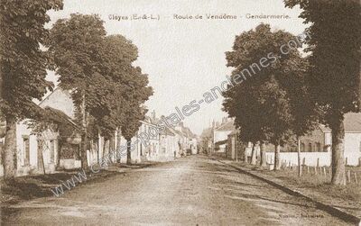 Carte postale ancienne Cloyes — Cloyes sur le Loir (Eure-et-Loir)