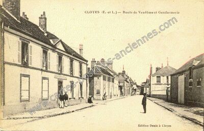 Carte postale ancienne Cloyes — Cloyes sur le Loir (Eure-et-Loir)