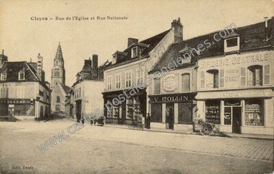 Carte postale ancienne Cloyes — Cloyes sur le Loir (Eure-et-Loir)