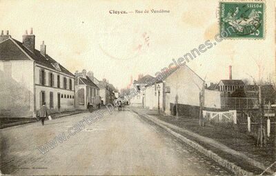 Carte postale ancienne Cloyes — Cloyes sur le Loir (Eure-et-Loir)