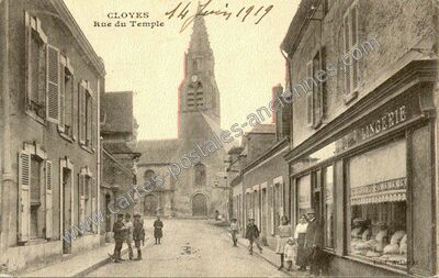 Carte postale ancienne Cloyes — Cloyes sur le Loir (Eure-et-Loir)