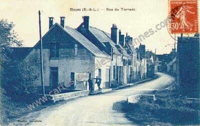 Carte postale ancienne Cloyes — Cloyes sur le Loir (Eure-et-Loir)