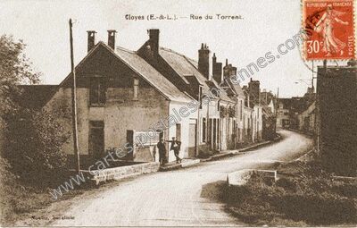 Carte postale ancienne Cloyes — Cloyes sur le Loir (Eure-et-Loir)