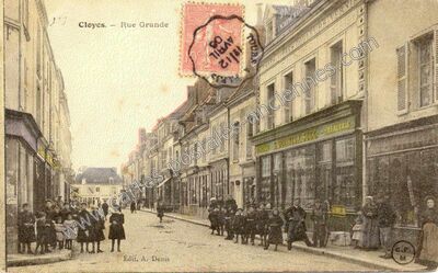 Carte postale ancienne Cloyes — Cloyes sur le Loir (Eure-et-Loir)