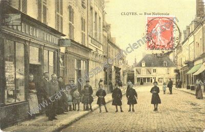 Carte postale ancienne Cloyes — Cloyes sur le Loir (Eure-et-Loir)