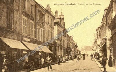 Carte postale ancienne Cloyes — Cloyes sur le Loir (Eure-et-Loir)