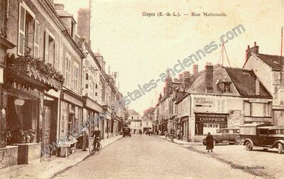 Carte postale ancienne Cloyes — Cloyes sur le Loir (Eure-et-Loir)