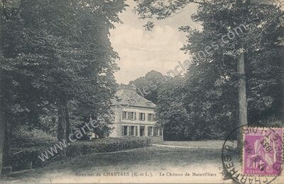 Carte postale ancienne Chateau de Mainvilliers — Mainvilliers (Eure-et-Loir)