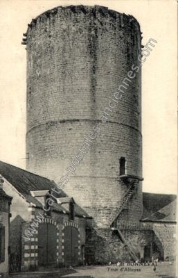 Carte postale ancienne Tour d'Alluyes — Alluyes (Eure-et-Loir)