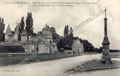 Carte postale ancienne Château d'Anet — Anet (Eure-et-Loir)