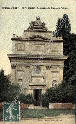 Carte postale ancienne Château d'ANET - Tombeau de Diane de Poitiers — Anet (Eure-et-Loir)