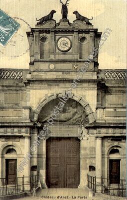 Carte postale ancienne Château d'Anet - La Porte — Anet (Eure-et-Loir)