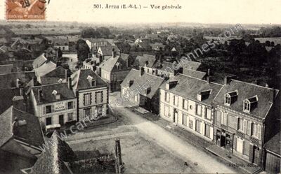 Carte postale ancienne Vue générale — Arrou (Eure-et-Loir)