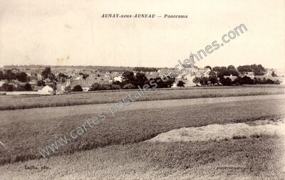 Carte postale ancienne Panorama — Aunay-sous-Auneau (Eure-et-Loir)