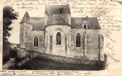 Carte postale ancienne Eglise St-Rémy, l'Abside — Auneau (Eure-et-Loir)