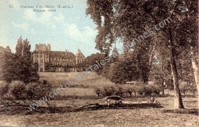 Carte postale ancienne Chateau d'Auneau — Auneau (Eure-et-Loir)